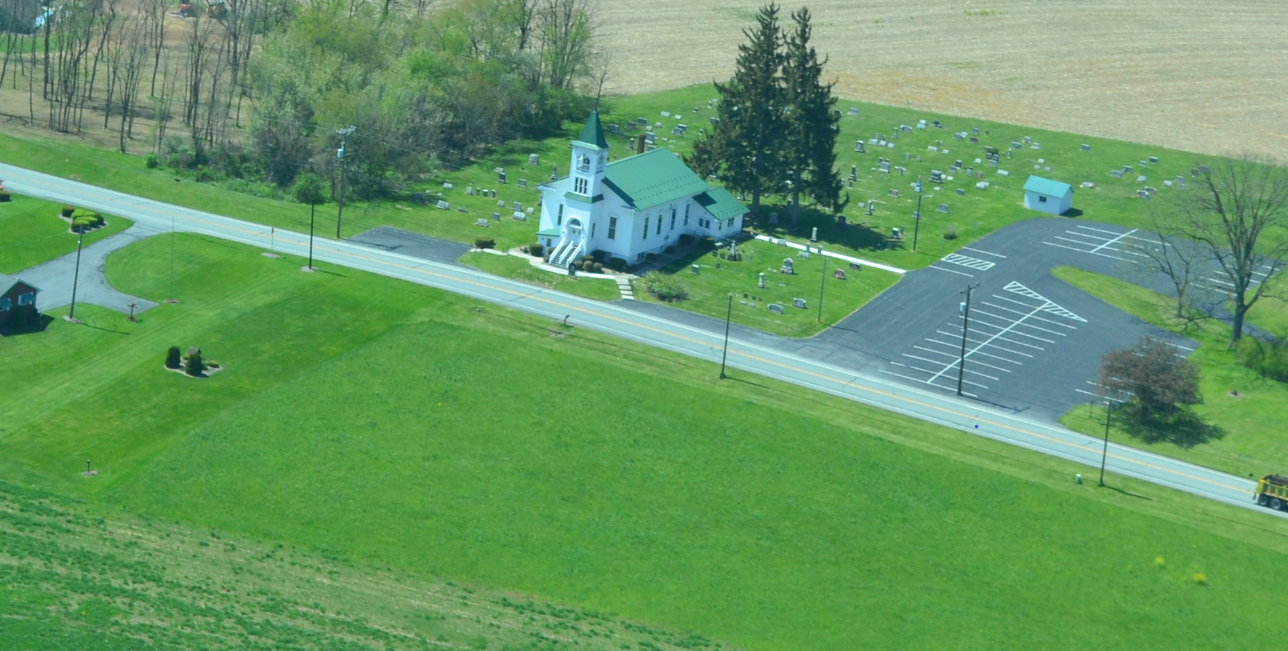 Overview picture of church